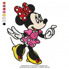 Minnie Mouse 35 Embroidery Designs